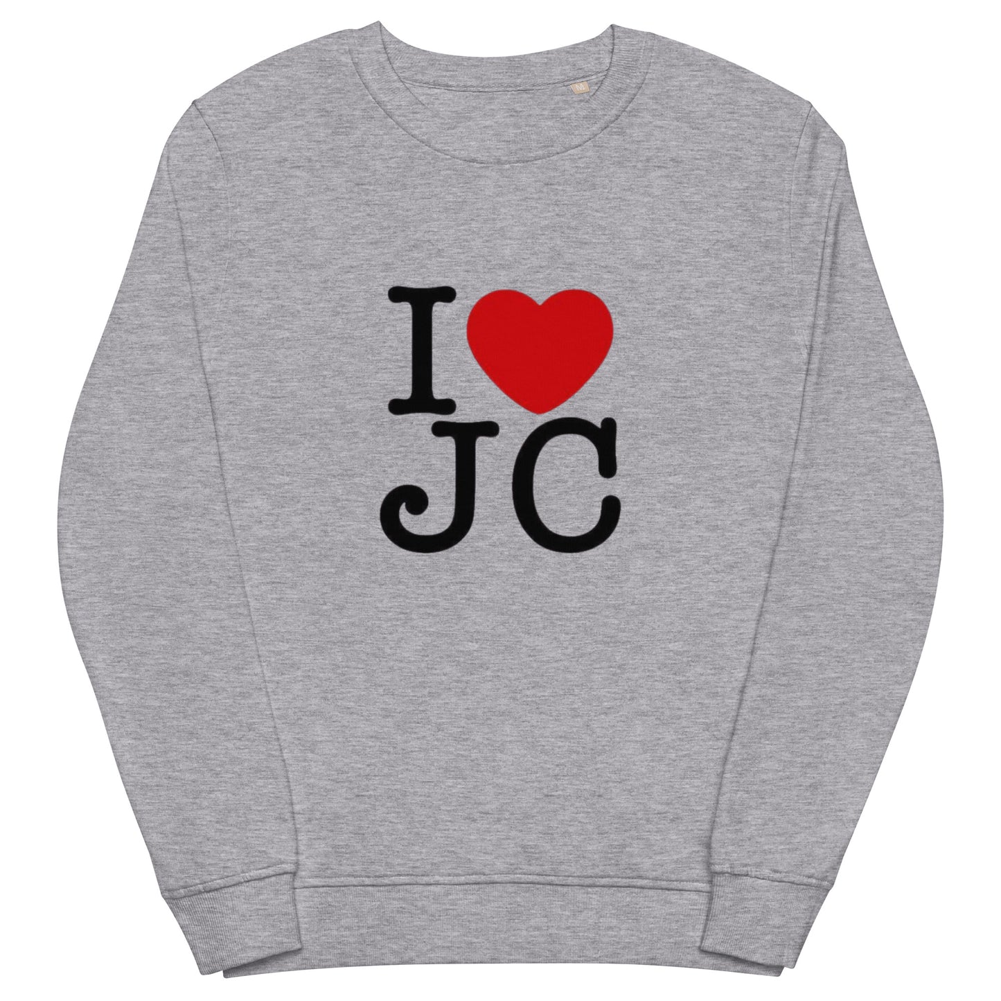 "Unisex sweatshirt made from all-natural organic fibers for a clean, fresh feel.