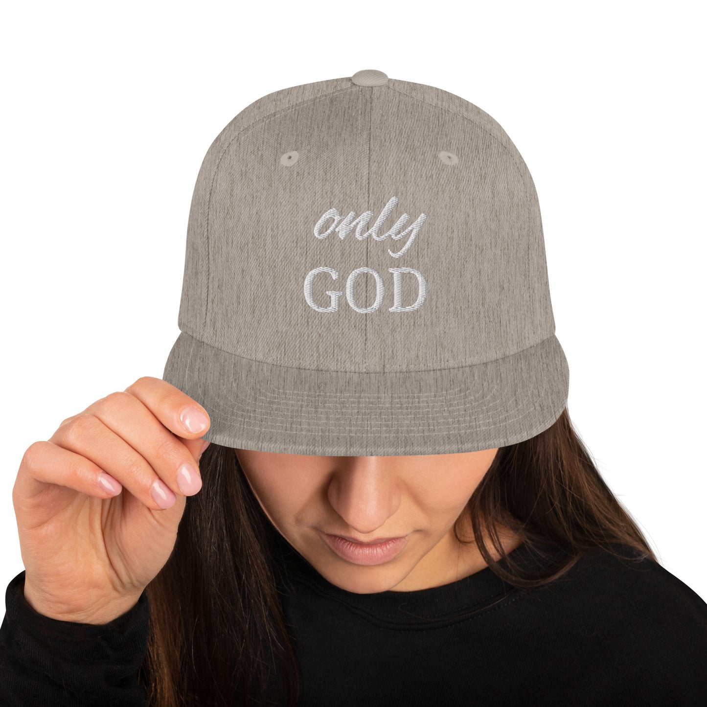 "Professional-grade snapback cap with a sharp, stylish edge."