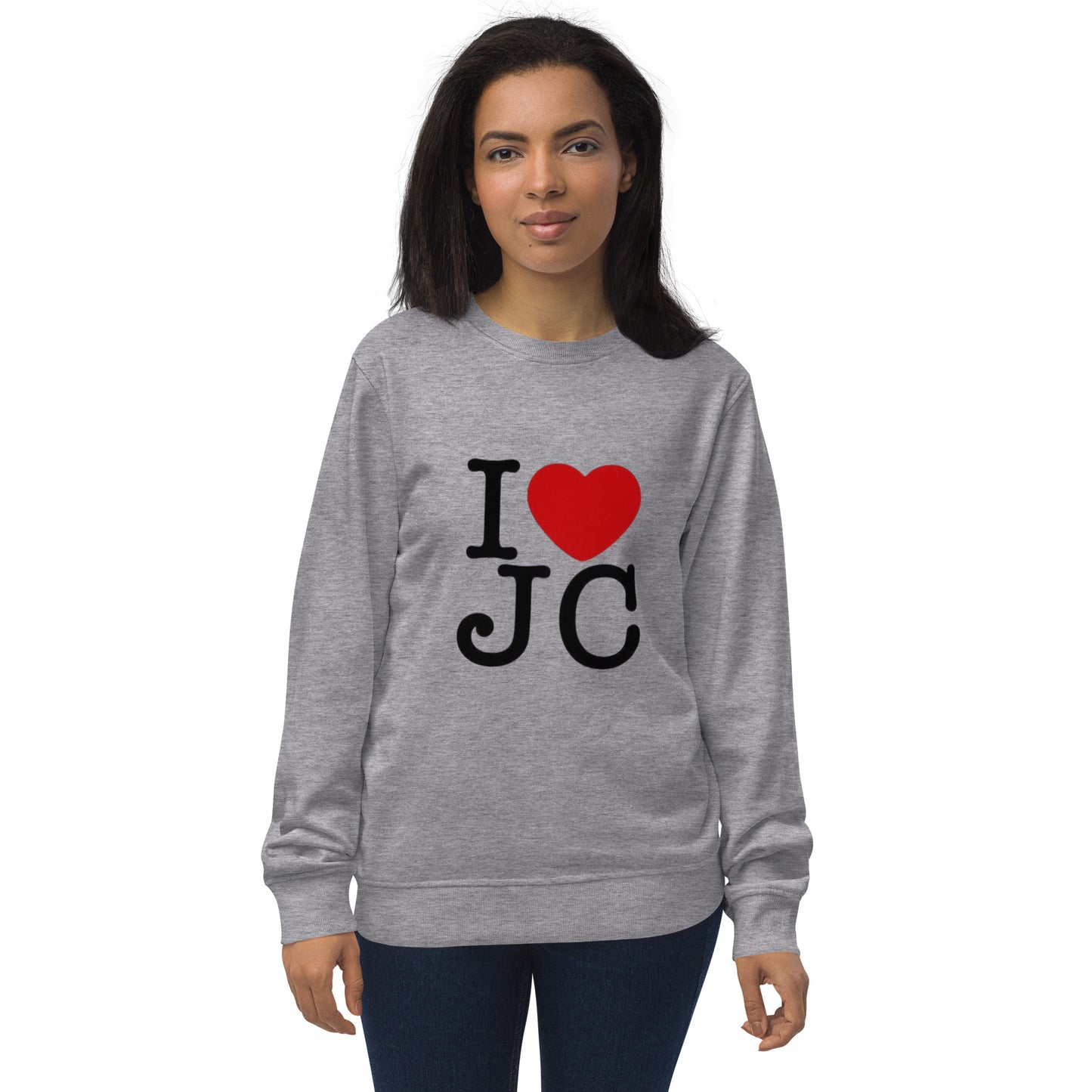 Classic fit organic sweatshirt offering timeless style and eco-friendly comfort."