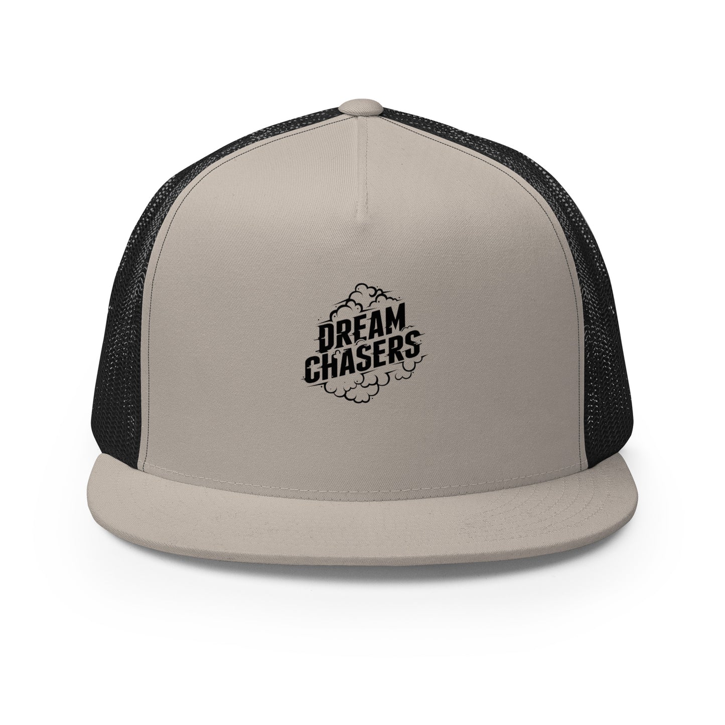 A retro-inspired trucker cap with a classic mesh back design.
