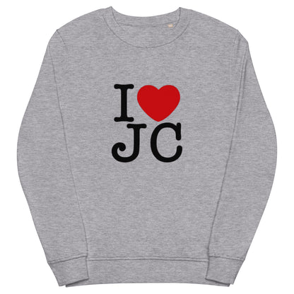 "Unisex sweatshirt made from all-natural organic fibers for a clean, fresh feel.