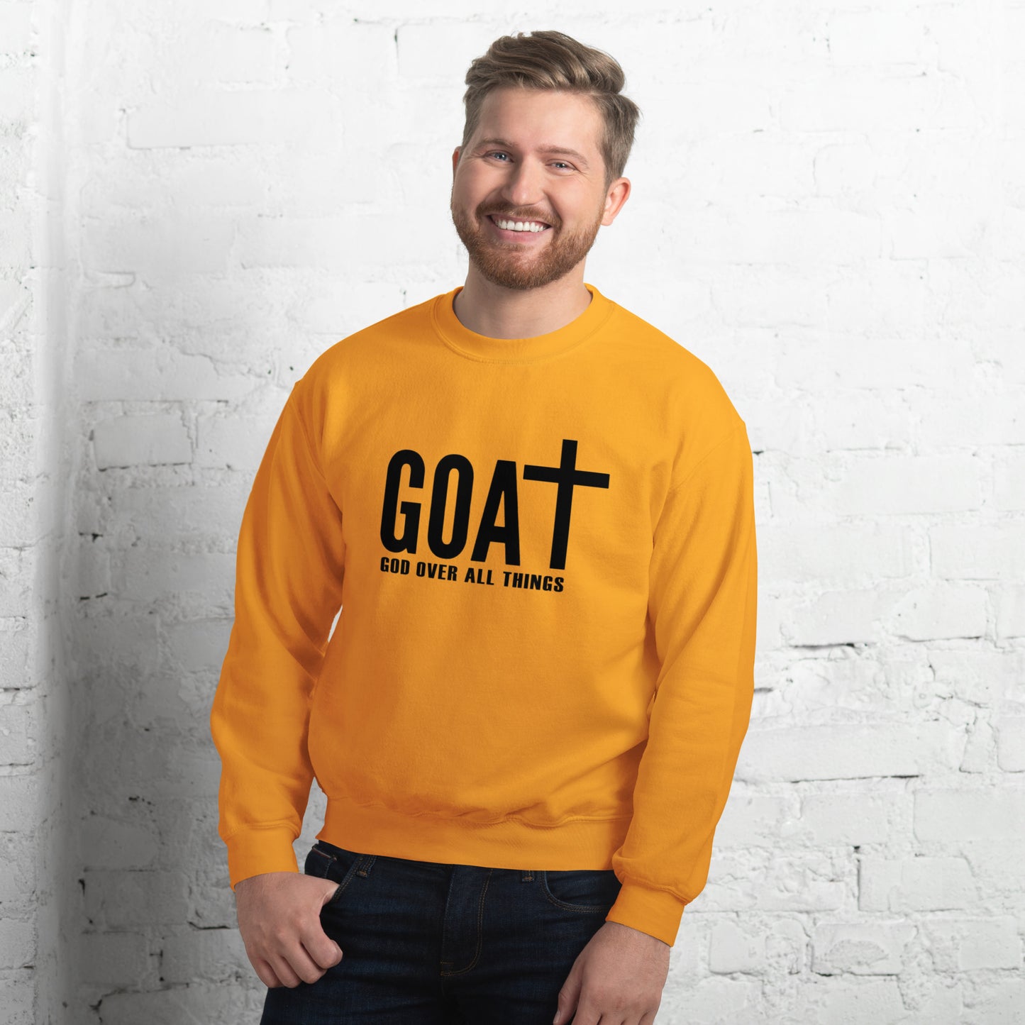 "Relaxed unisex crewneck sweatshirt perfect for laid-back comfort.
