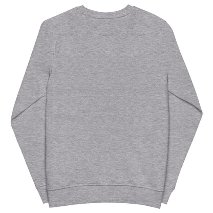 "Essential unisex sweatshirt made from eco-friendly organic cotton.