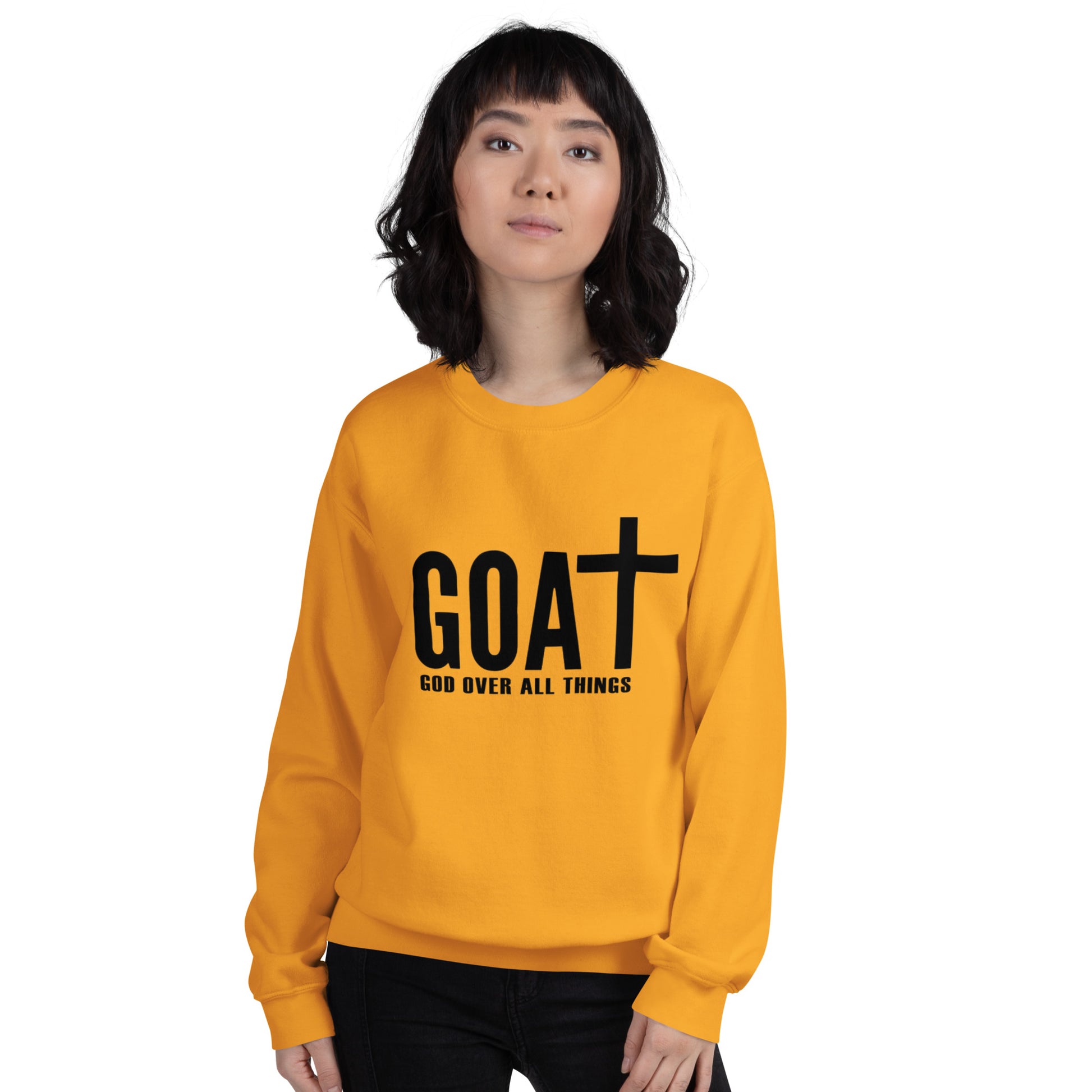"Sustainably crafted unisex sweatshirt with flexible, breathable fabric