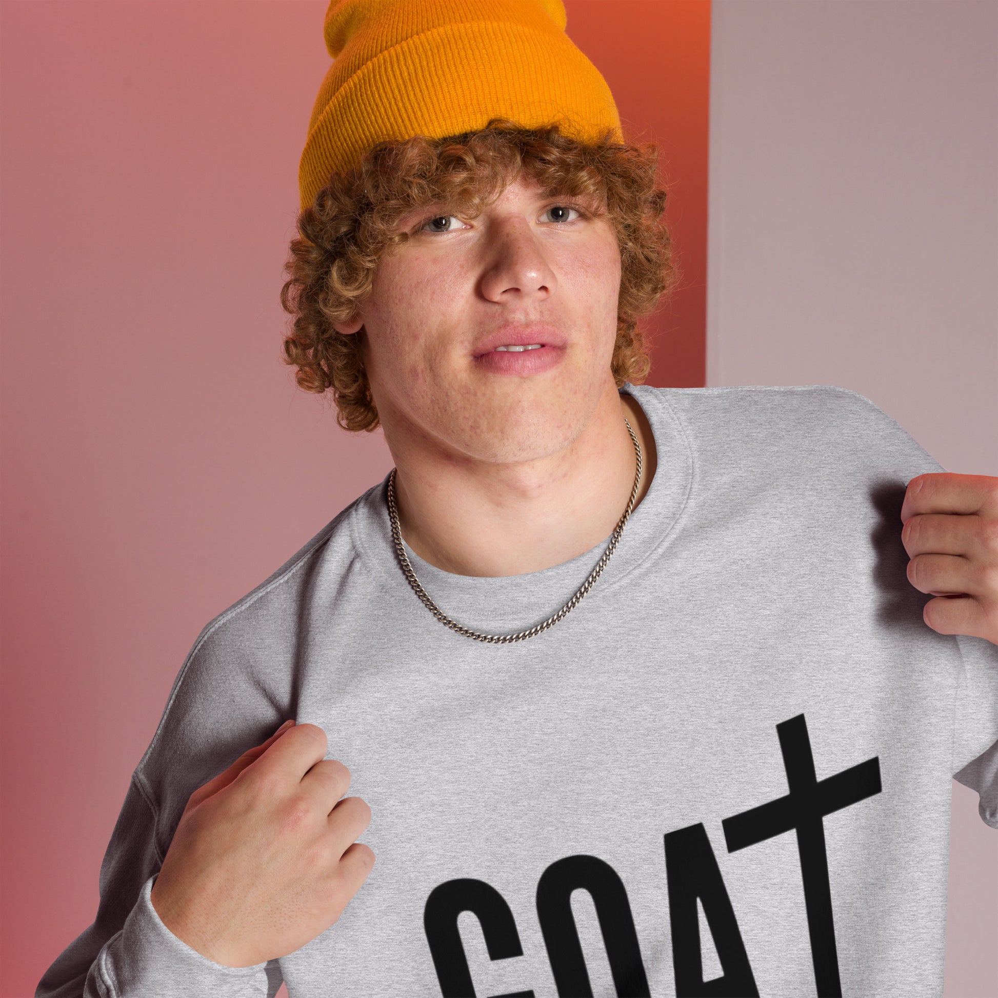 
"Comfortable unisex sweatshirt, perfect for daily casual wear."