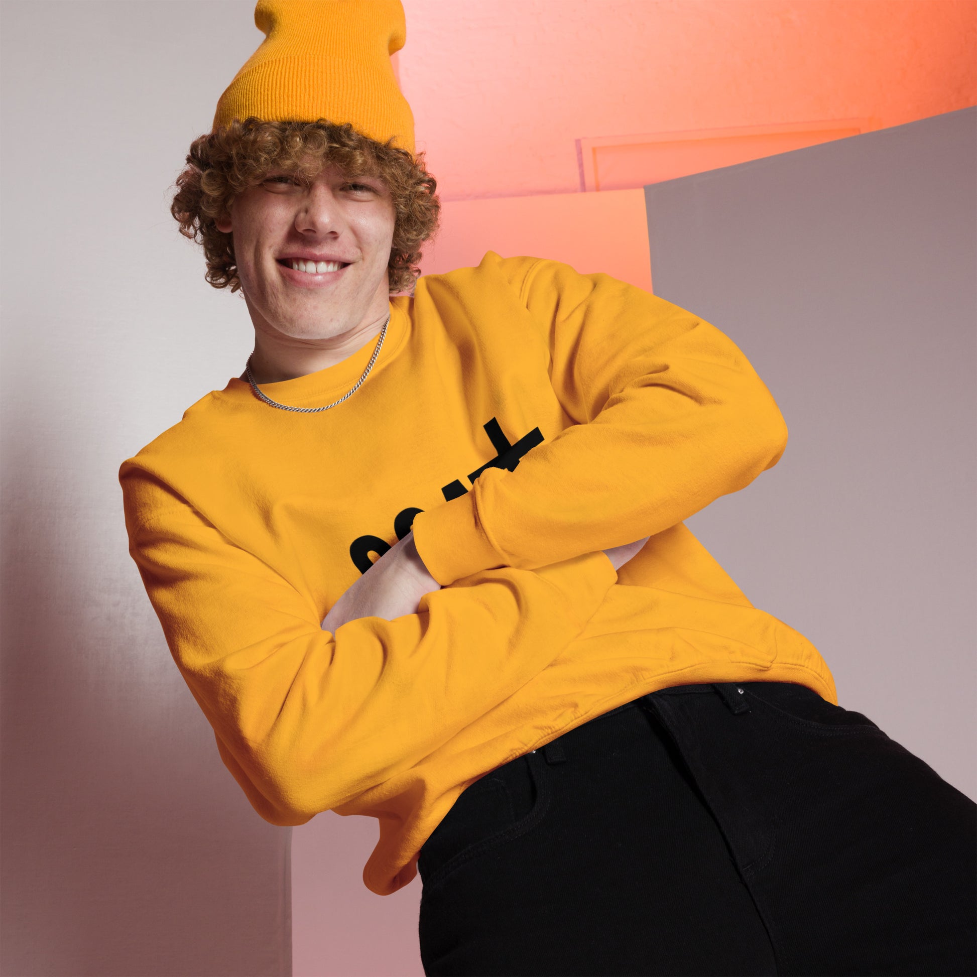 "High-quality unisex pullover sweatshirt crafted for comfort and durability."