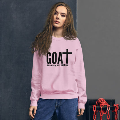 "Snug and casual unisex pullover sweatshirt perfect for lounging or outings."