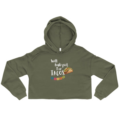  A cozy oversized crop hoodie with a relaxed and trendy design