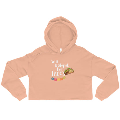  A cozy oversized crop hoodie with a relaxed and trendy design